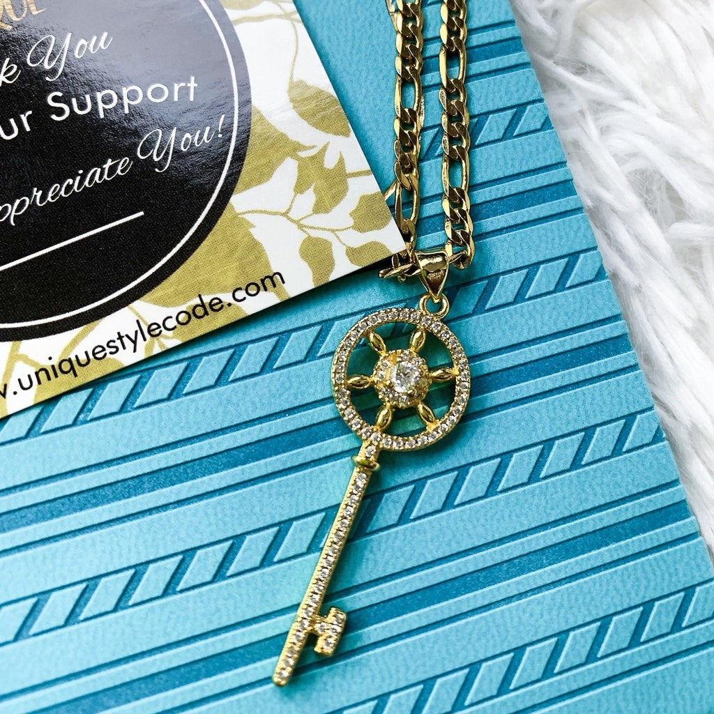 KEY TO SUCCESS Necklace - Unique Style Code