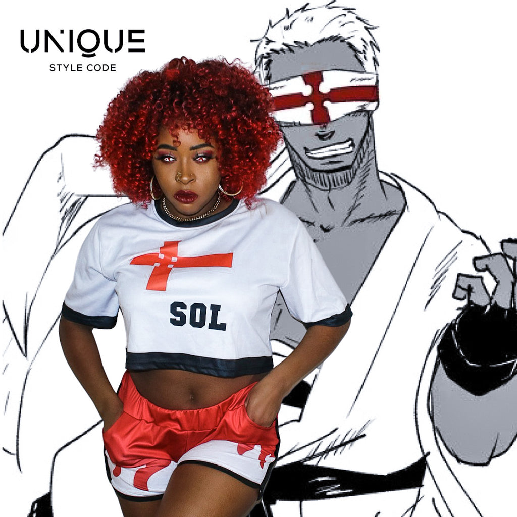 White Clad Crop Set - Unique Style Code