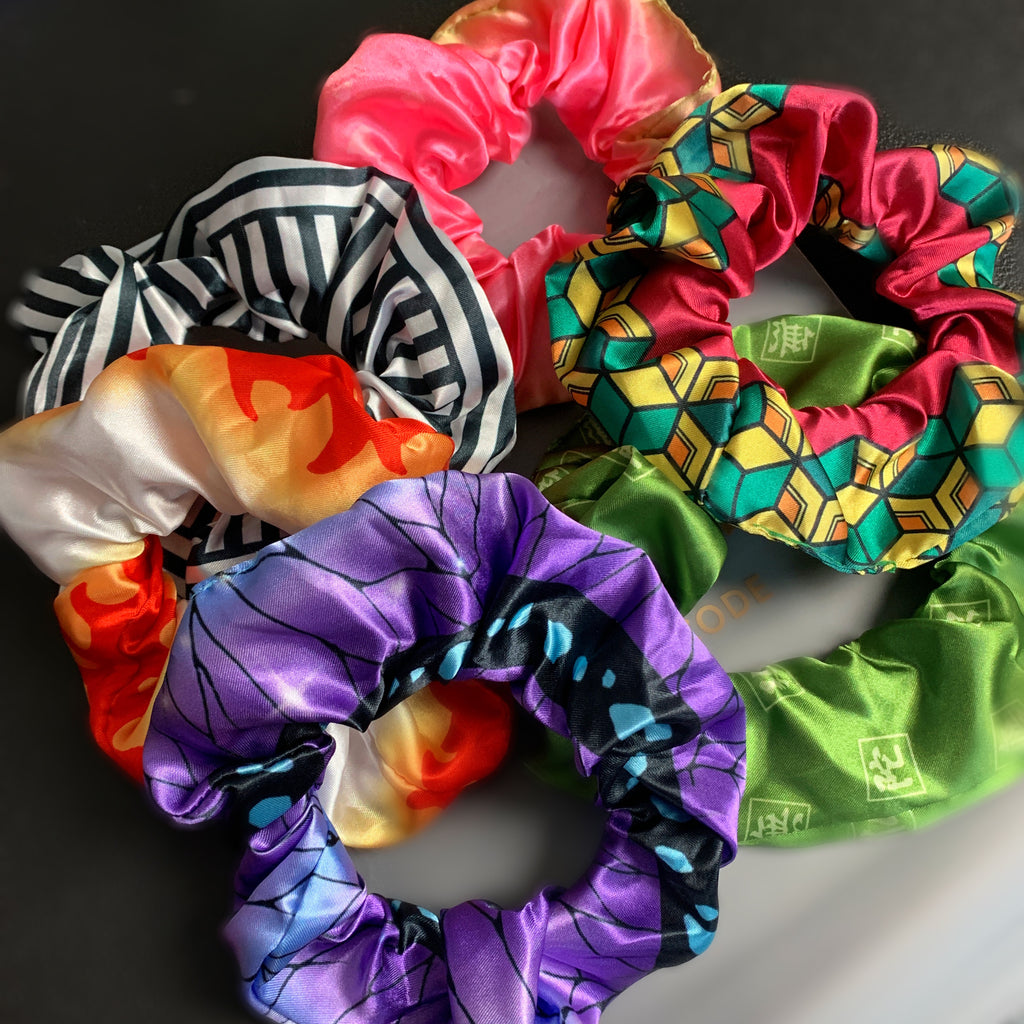 Demon Slayer Scrunchies - Unique Style Code