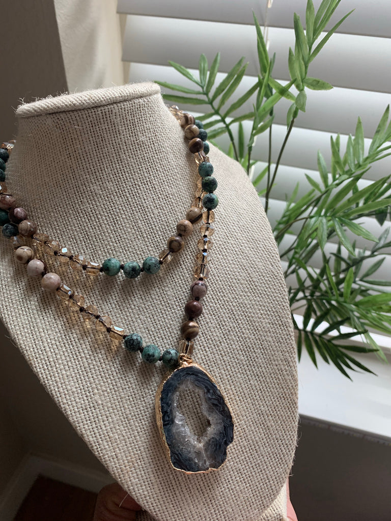 BOHEMIAN ZEN Beaded Necklace - Unique Style Code