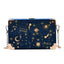 In The Stars Velvet Clutch Bag