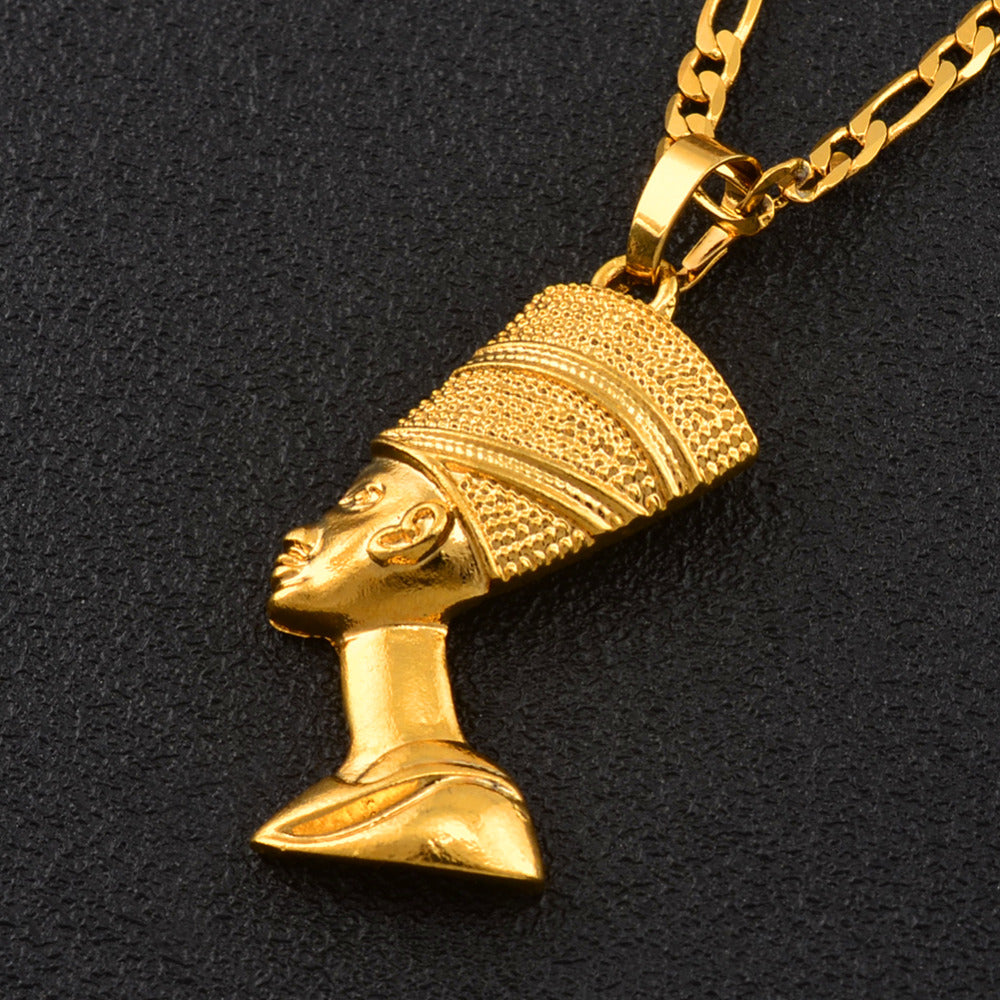 NEFERTITI Pendant Necklace - Unique Style Code